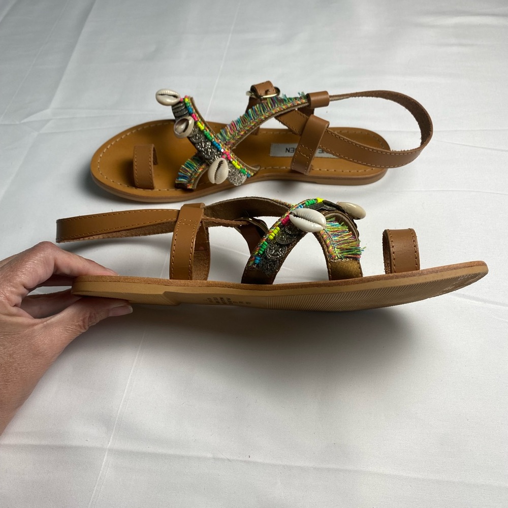 Steve Madden Rowen Multi Colored Seashells Sandal… - image 7